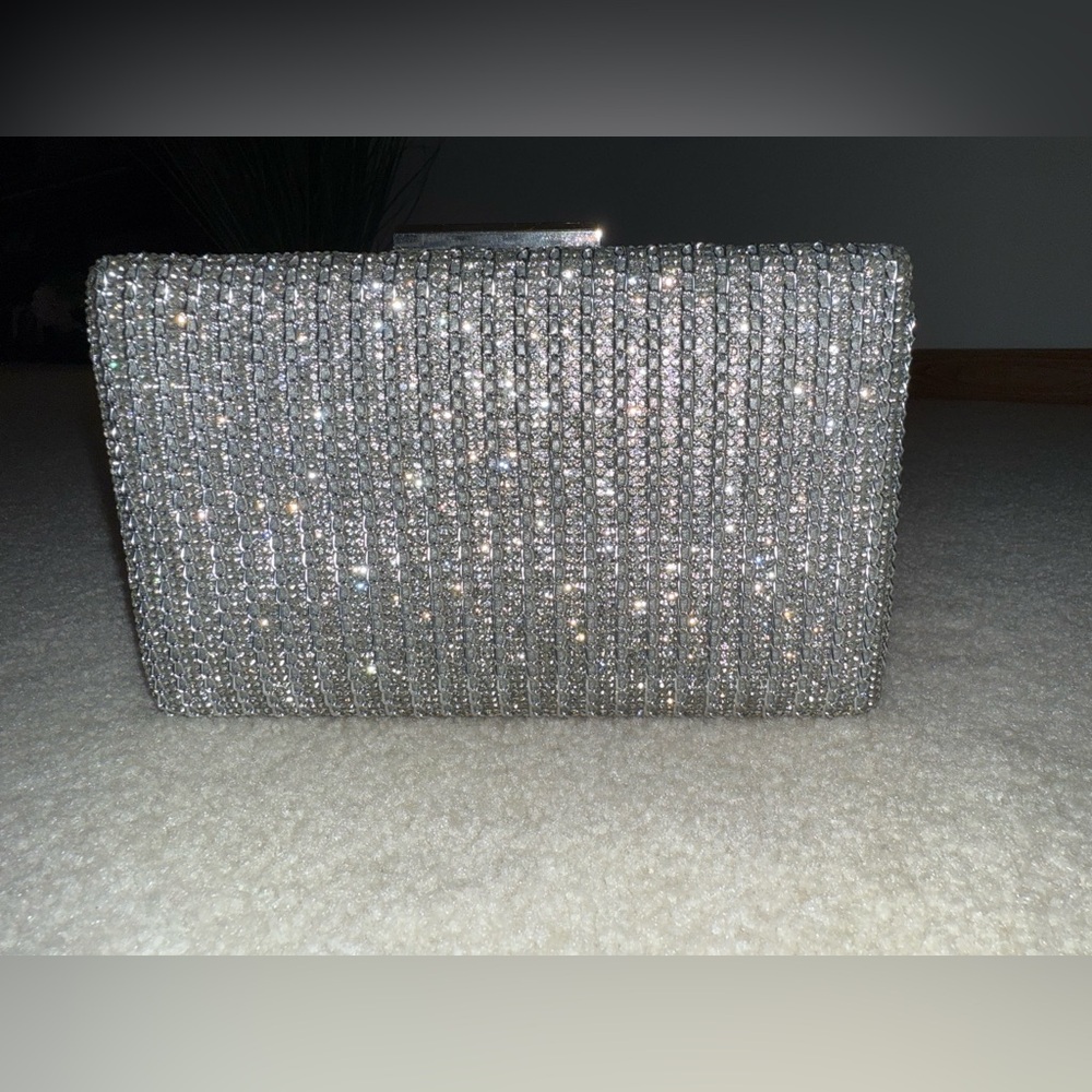 Cézanne shimmer clutch purse! Used looks brand new!